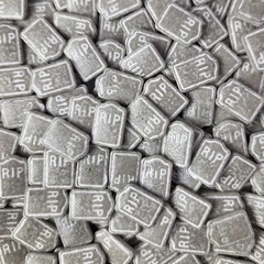 Sukkerpynt Halloween gravstøtte - 1kg Ca. 15 x 20mm