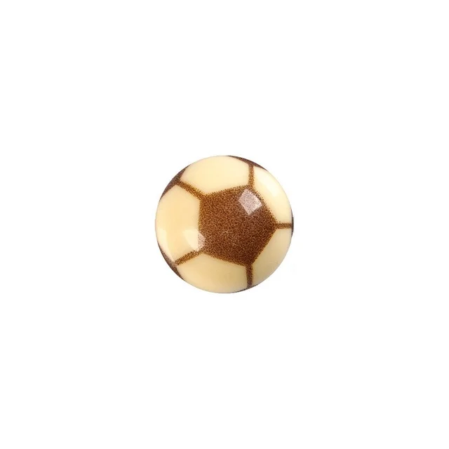 Sjokoladepynt fotball Ø2,2cm - 216stk 