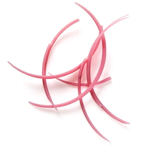 Sjokoladepynt buet rosa 5cm - 360stk 