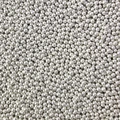 Strøssel metallisk sølv 4mm - 1kg