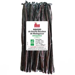 Vaniljestang Bourbon økologisk - 250g Ferske, 14-18cm, fra Madagaskar