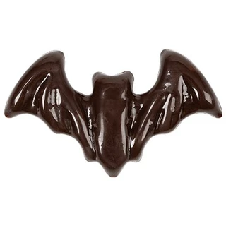 Halloween flaggermus mørk sjoko - 175stk Ø3cm 