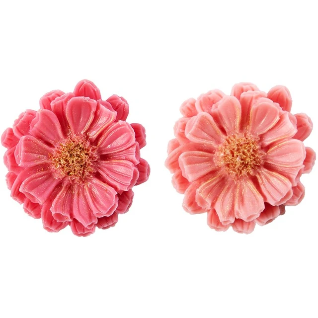 Sjokoladeblomst ass. Ø3,5cm - 96stk 