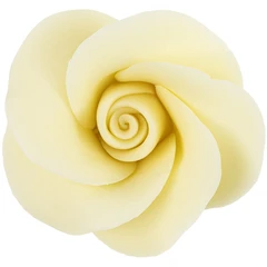 Sjokoladerose hvit Ø4cm - 15stk