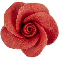 Sjokoladerose rød Ø4cm - 15stk