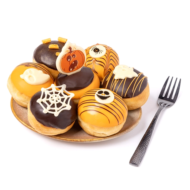 Halloween sjokoladeskilt ass. - 300stk Ø2cm 