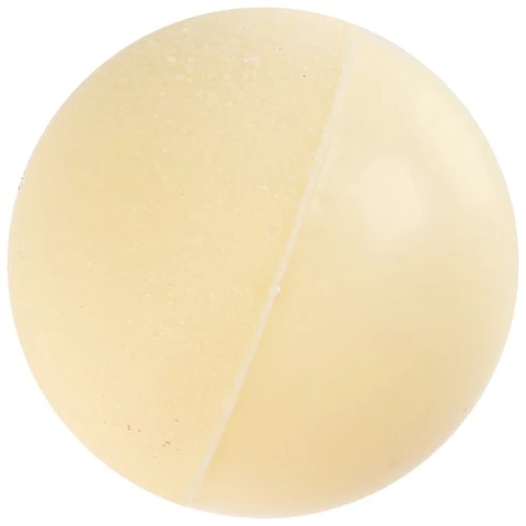 Sjokoladeball hvit Ø2,9cm - 96stk Velvet / Slett overflate 