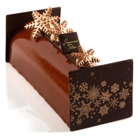 Snøkrystall bronse fondant ass. - 89stk Ø2,5 - 4 og 5,5cm 