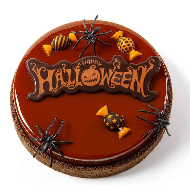 Halloween sjokodrops - 100stk ass. 4 x 2cm 