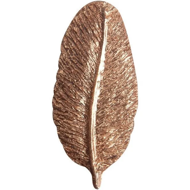 Sjokoblad gullstøv 4,5x2,5cm - 90stk 