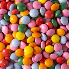 Sjokoladelinser Ø6mm - 800gr