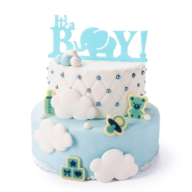 Dåp sjokoladeskilt blå ass. - 72stk 