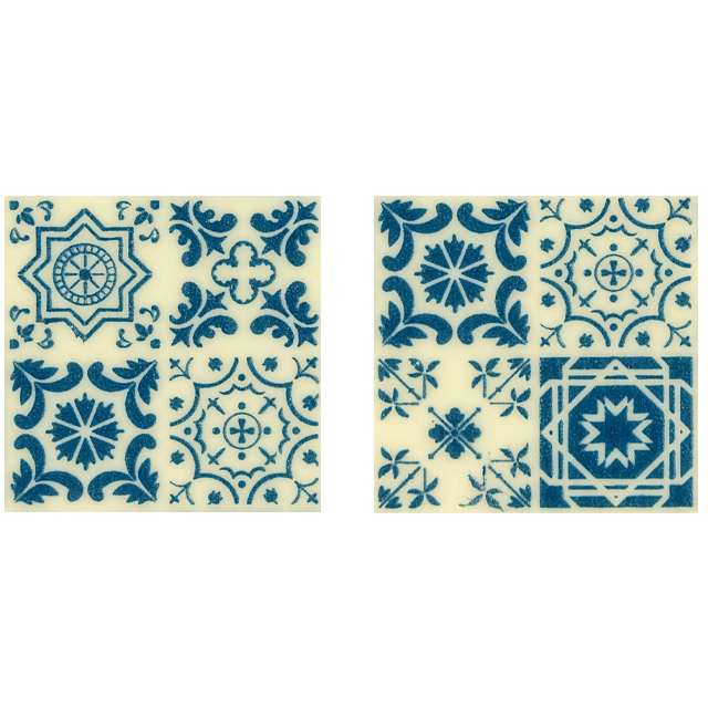 Sjokoladeskilt mosaikk 3x3cm - 220stk 