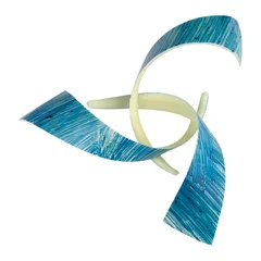 Sjokokrøll blå 9cm - 69stk