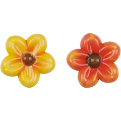 Sjokoladeblomst 5cm ass. - 24stk