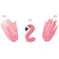 Flamingo hvit sjokolade - 72 sett 3 x 4 og 3,5 x 6