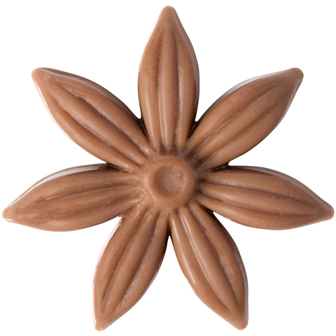 Sjokoladeblomst anis Ø3cm - 200stk 