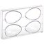 Støpeform polykarbonat 3D Egg 72 x H105mm - 70g x 4