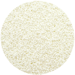 Sukkerperle hvit 2mm - 850g UTGÅR