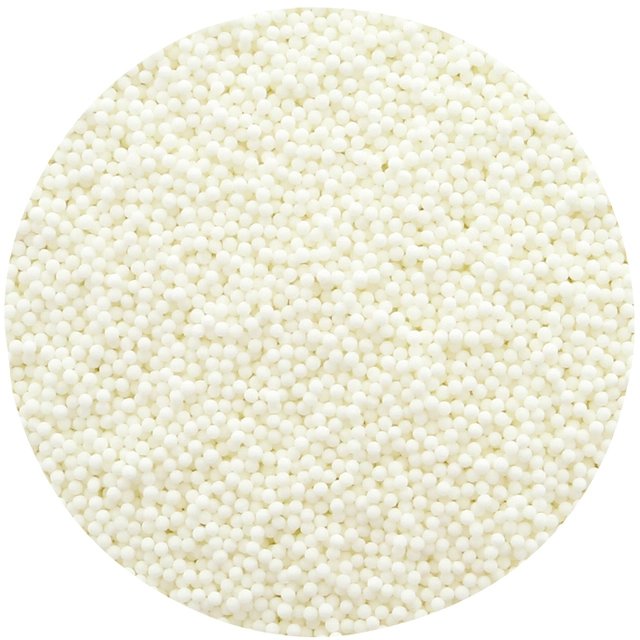 Sukkerperle hvit 2mm - 850g UTGÅR 