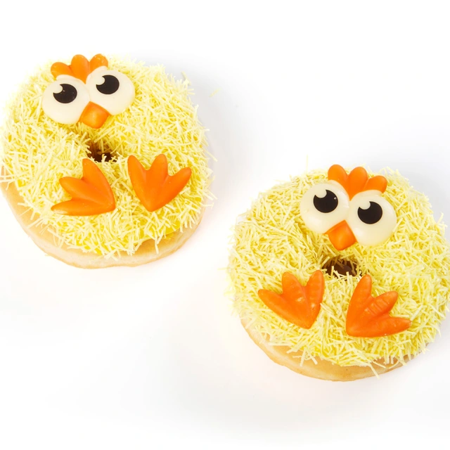 Sjokoladekylling hode føtter - 60 sett Hode: 4 x 3,7 - Føtter: 2,6 x 2,5cm 