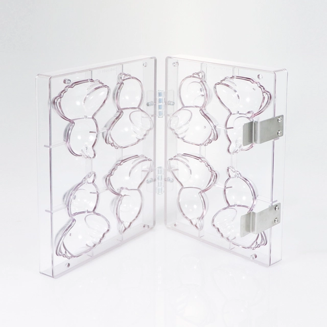 Støpeform Kylling 3D 94 x 62 x H108mm - 4 x 110gr 