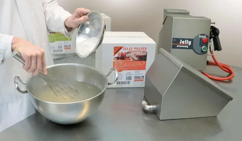 Kokegele konsentrat rød - 4 x 2,5kg Pulverform - blandes med vann og sukker 