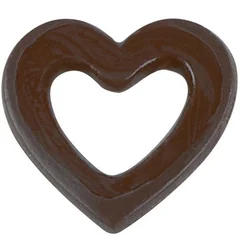 Sjokoladehjerte mørk 3,5cm - 400stk