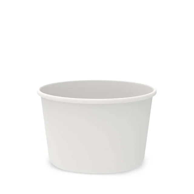 Isbeger papp m/logo 530ml 600stk ø11,6x7cm. 15 poser á 40stk.PE&PLA-fri 