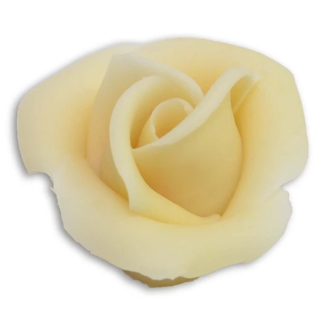 Marsipanrose 25g 25stk, naturhvit AF 