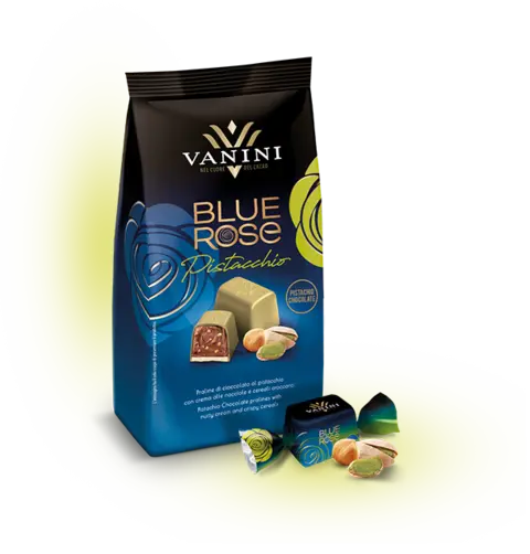 Blue rose konfekt pistasj 