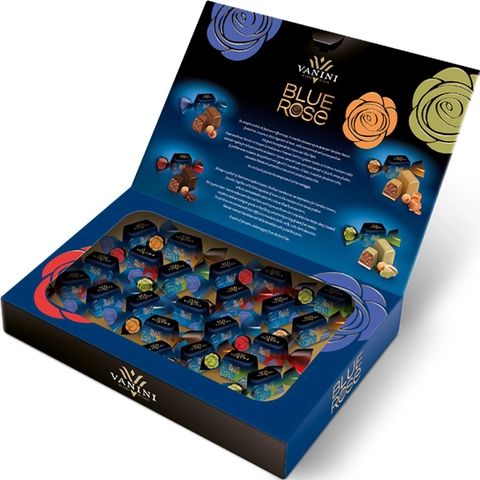 Konfekt gaveeske assortert 295g Karamell, pistasj, mørk og melk 