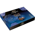 Konfekt gaveeske Blue Rose Melkesjokolade med hasselnøttkrem