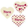 Sjokoladeskilt morsdag 5x4,6cm - 75stk "Mamma" Assortert