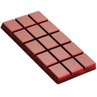 Støpeform sjokoladeplate polykarbonat 140 x 70 x H10mm - 102g x 3