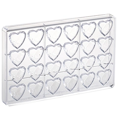 Konfektform polykarbonat 1993 33 x 33 x H15mm - 10ml x 24