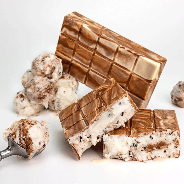 Støpeform sjokoladeplate polykarbonat 180 x 100 x H32mm - ca. 500g x 2 