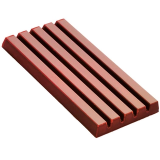 Støpeform sjokoladeplate polykarbonat 138 x 69 x H11mm - 100g x 3