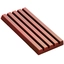 Støpeform sjokoladeplate polykarbonat 138 x 69 x H11mm - 100g x 3