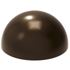 Konfektform polykarbonat Ø25mm halvkule