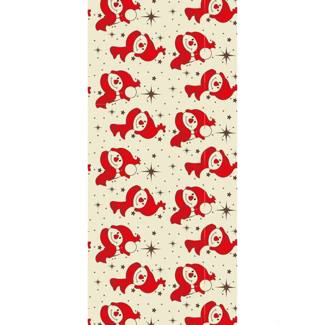 Transfer snømann 30x40cm - 30ark 