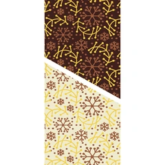 Transfer snøstjerne 30x40cm - 30ark