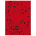 Sjokorektangel rød flekker - 315stk 3,5 x 2,5cm