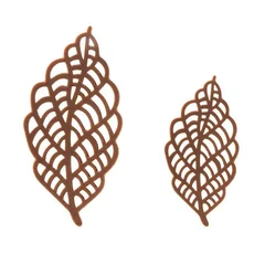 Sjokoladeblad melk ass. - 180stk 6,6x3,3 og 5,2x2,8cm