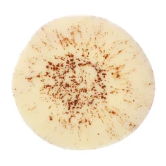 Sjokoplett hvit m/kakao Ø4cm - 100stk