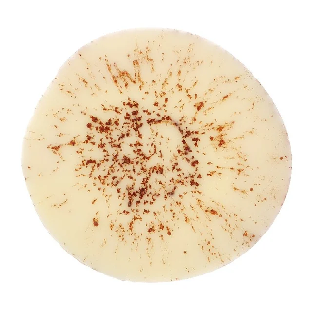 Sjokoplett hvit m/kakao Ø4cm - 100stk 