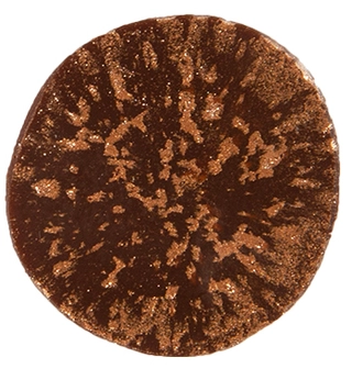 Sjokoladeplett brun Ø2cm - 400stk 