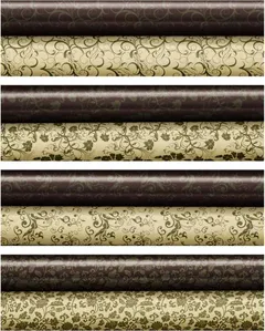 Transferark sjokolade girlander - 24stk Assortert, 30 x 40cm