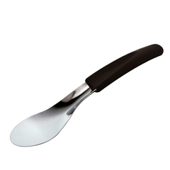 Iskrem spatula Classic sort 26cm, rustfritt stål, ergonomisk