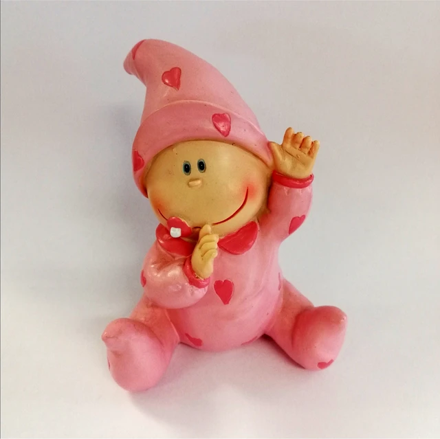 Kaketopp dåp jente H: 10cm 